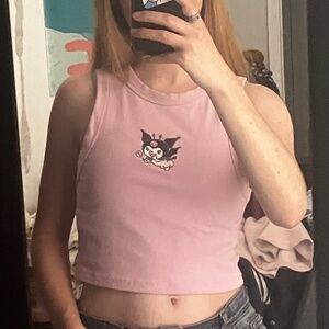Pink Kuromi Forever 21 Crop Top